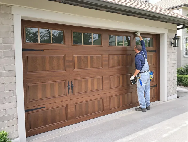 Custom garage door showcase by Wesley Chapel Garage Door Repair in Wesley Chapel
