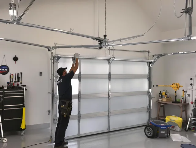Wesley Chapel Garage Door Repair certified team performing precision garage door installation in Wesley Chapel