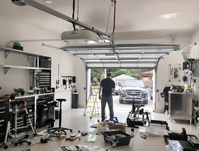 Garage door opener installation by Wesley Chapel Garage Door Repair in Wesley Chapel