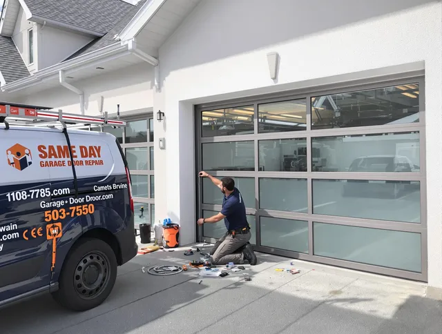 Same-day garage door repair service by Wesley Chapel Garage Door Repair in Wesley Chapel